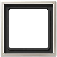 Рамка универсальная Jung LS990 metal 1-м. сталь картинка